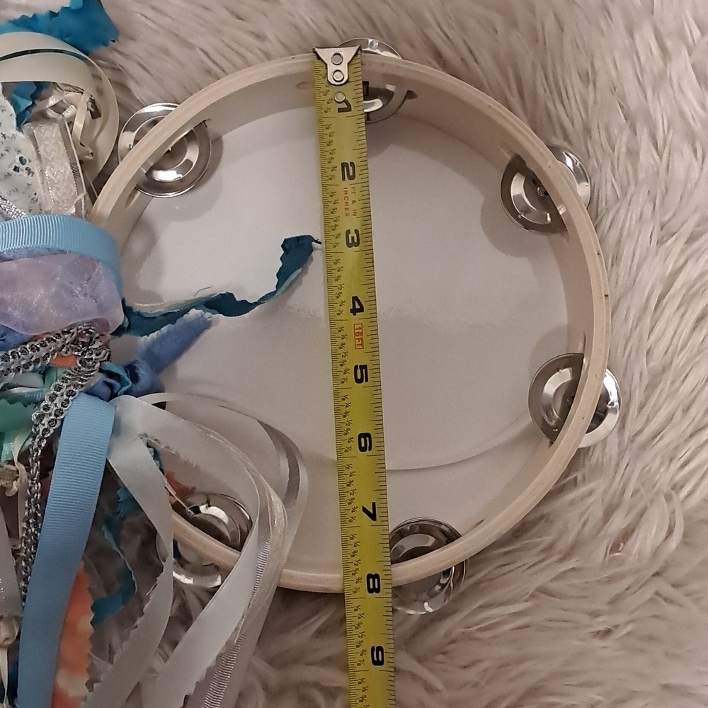 8" Festival Tambourine - Picture 4 of 4